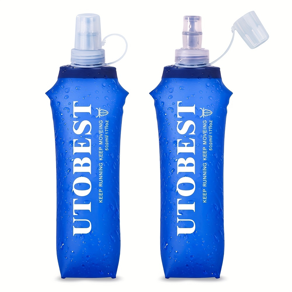 Faltbare Flexible Trinkflasche 0,5l Wasserflasche Sportflasche für