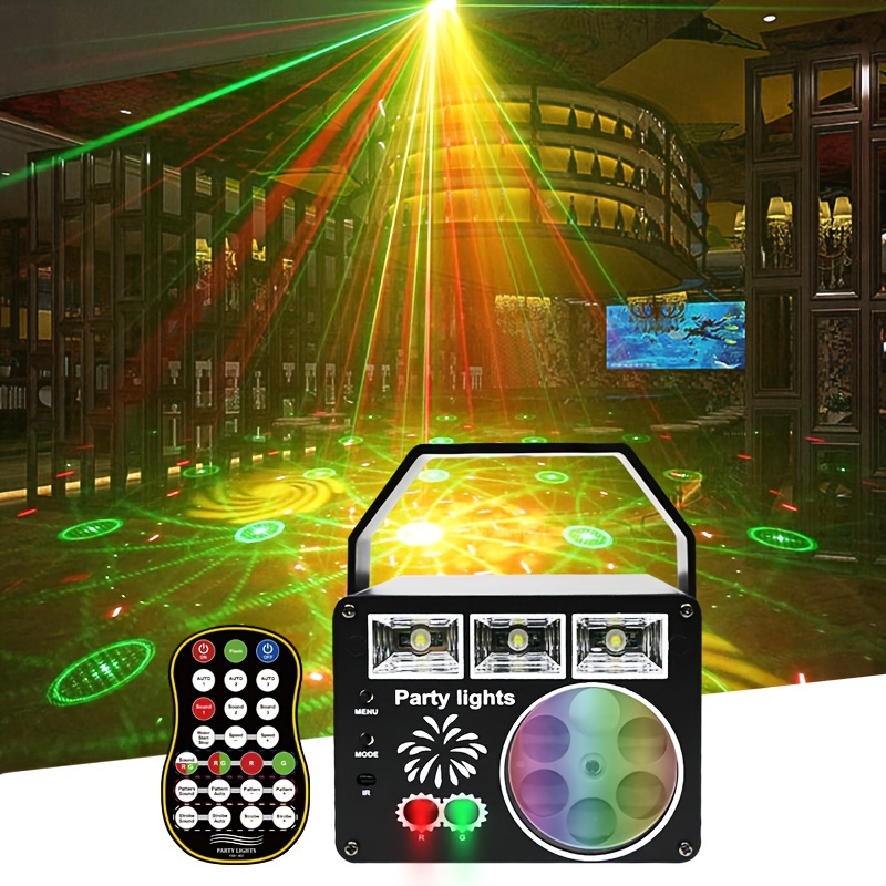 Disco Ball Party Lights Portable Rotating Lights Sound Activated