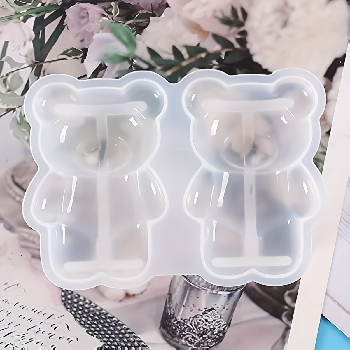 Gummy Bear Shape 3D Silicone Molds Silicone Bear Molds Silicone Chocolate Candy  Molds Cake Jelly Baking Mould 