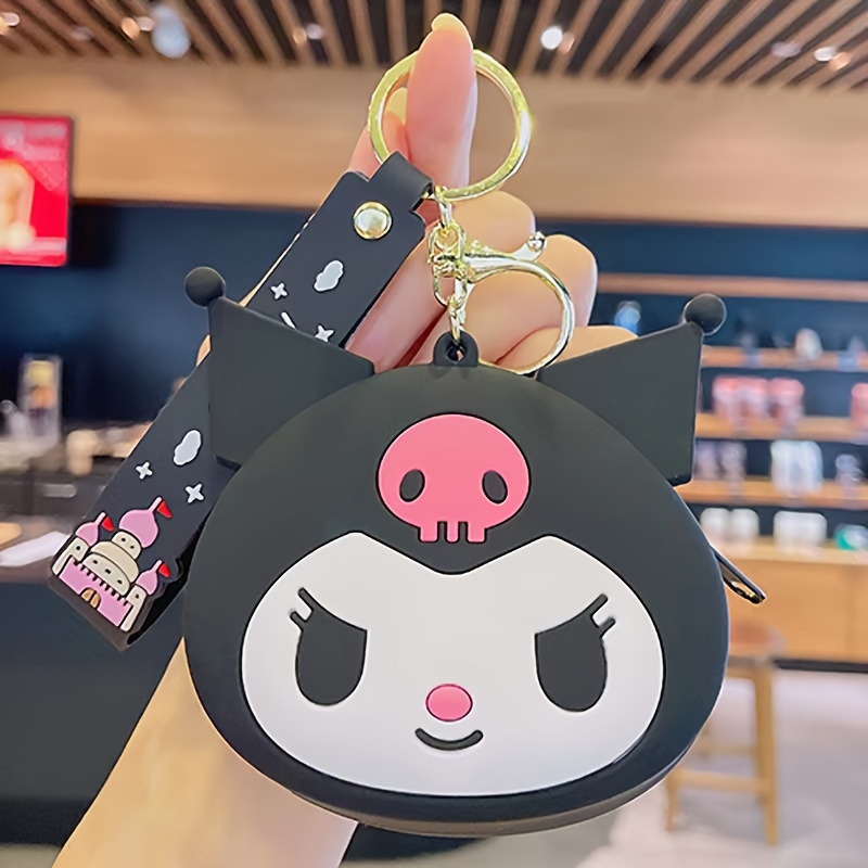 Cute Kuromi Melody Cinnamoroll Auto Car Key Holder Case Bag Entry Pouch  Keychain