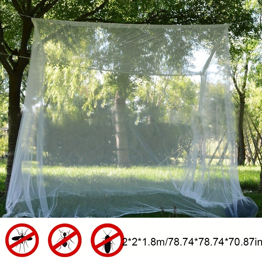 Extra Large size White Mosquito Fly Net Netting Indoor Outdoor Camp  Portable bug