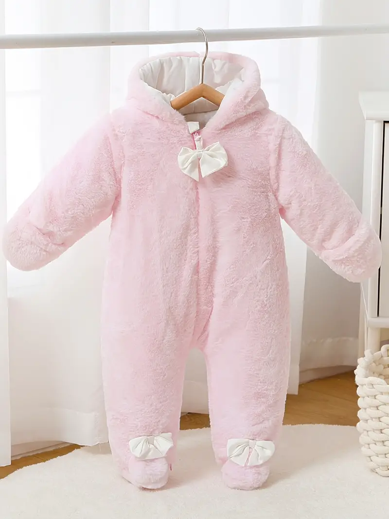 Sleepy Toddler Onesie Suit - Peach Pink (Winter