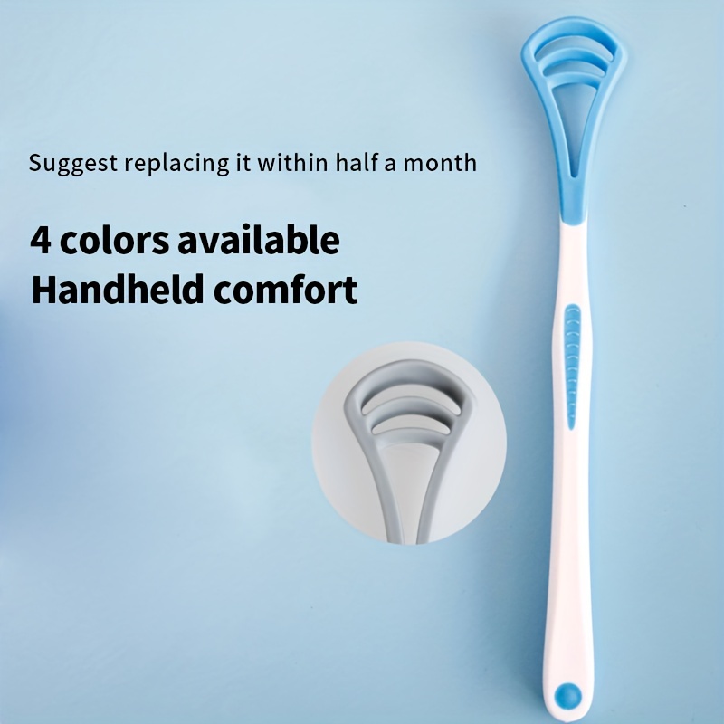 Silicone Tongue Scraper Oral Care Tool Adults