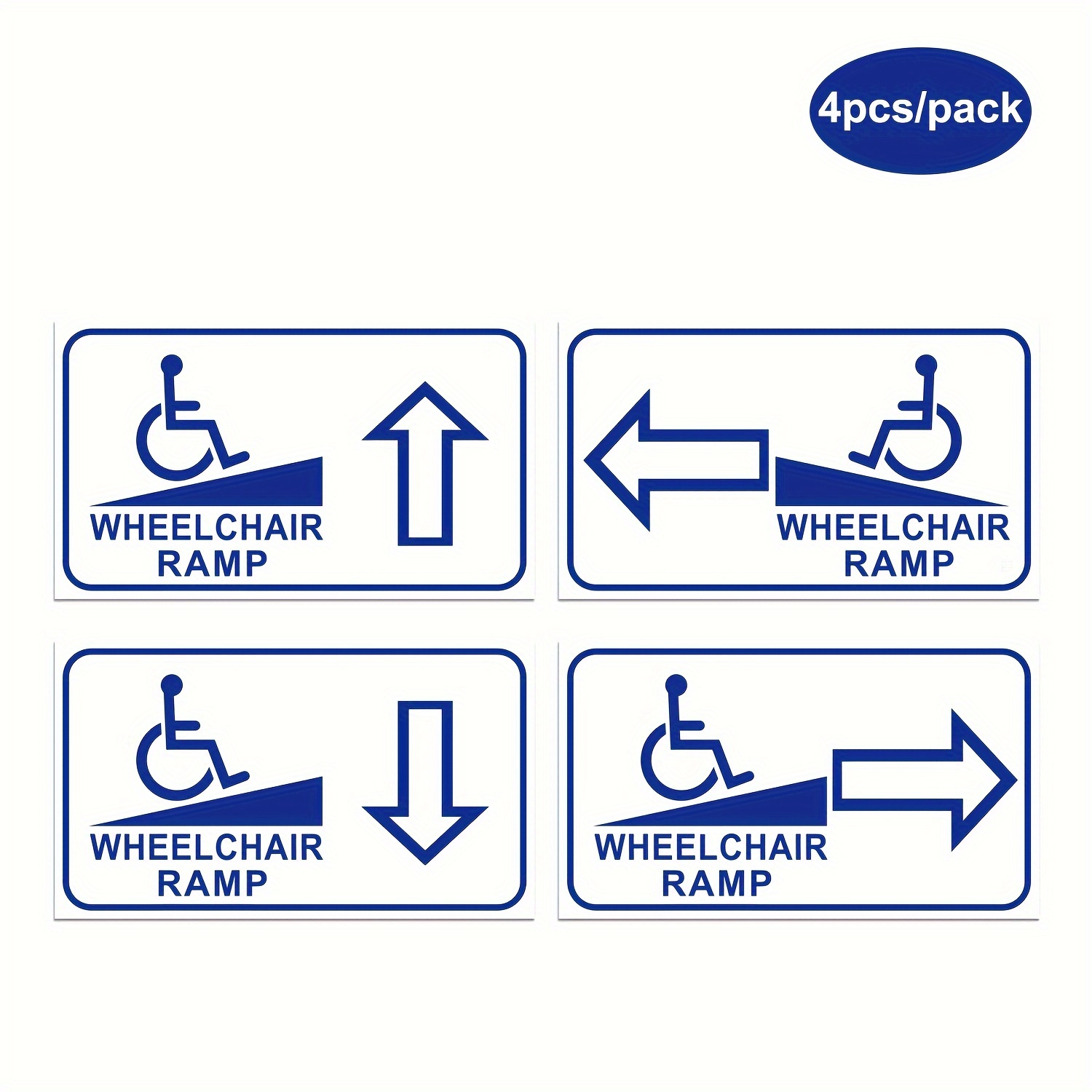 Handicap - Accessible  Autocollant plaque immatriculation