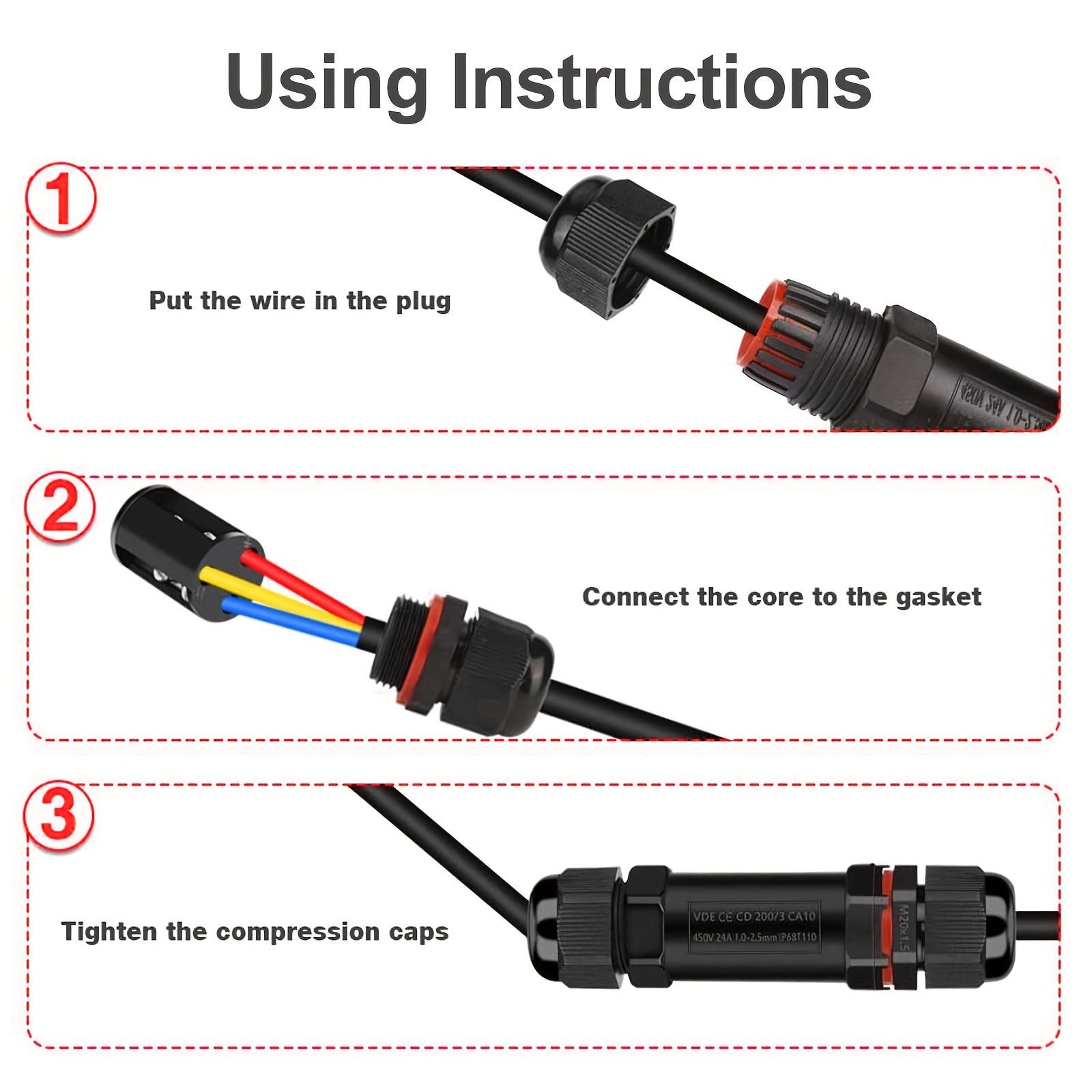 Conector De Cable De 6 Pines - Temu Chile - Página 6