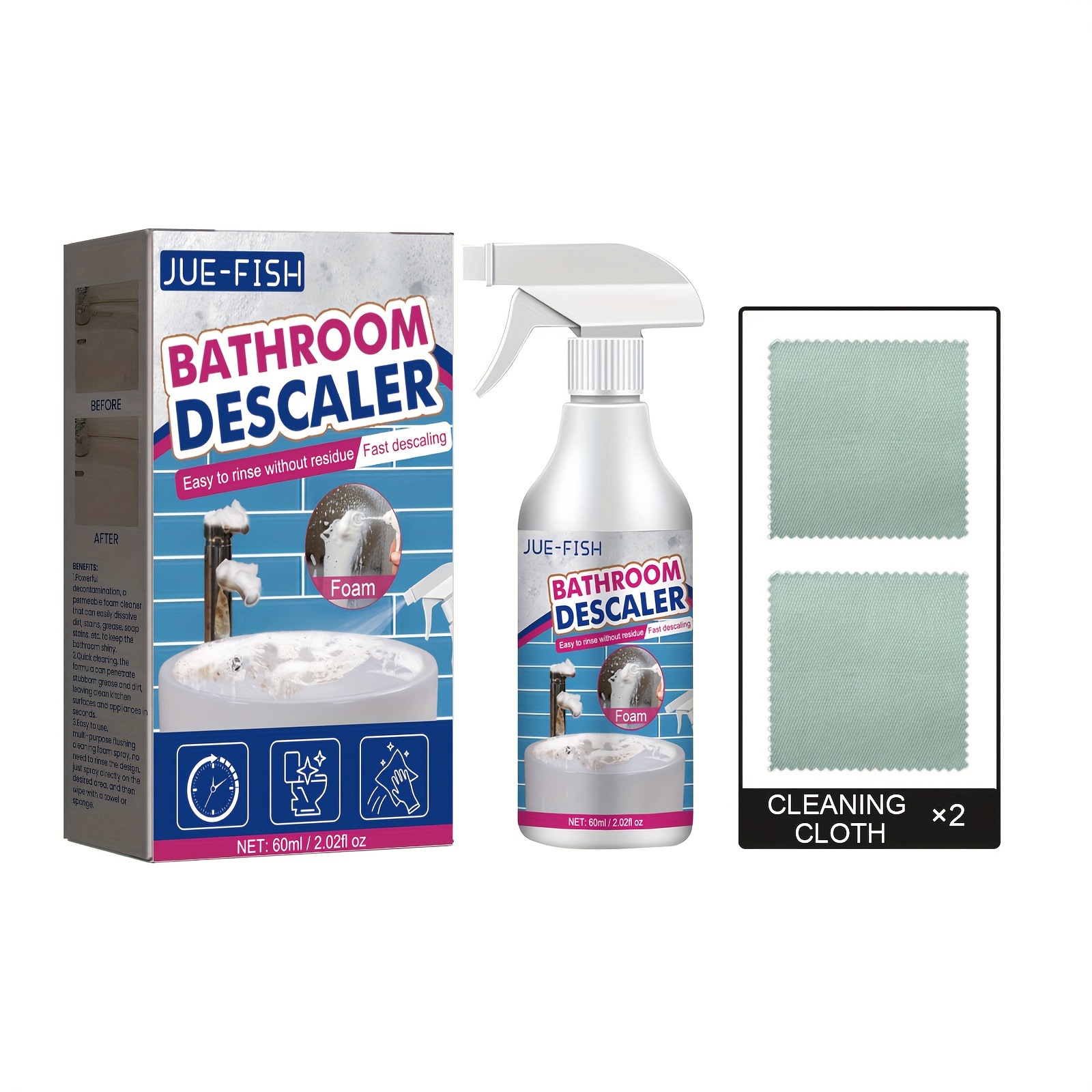 Floor Cleaner Strong Decontamination And Descaling - Temu