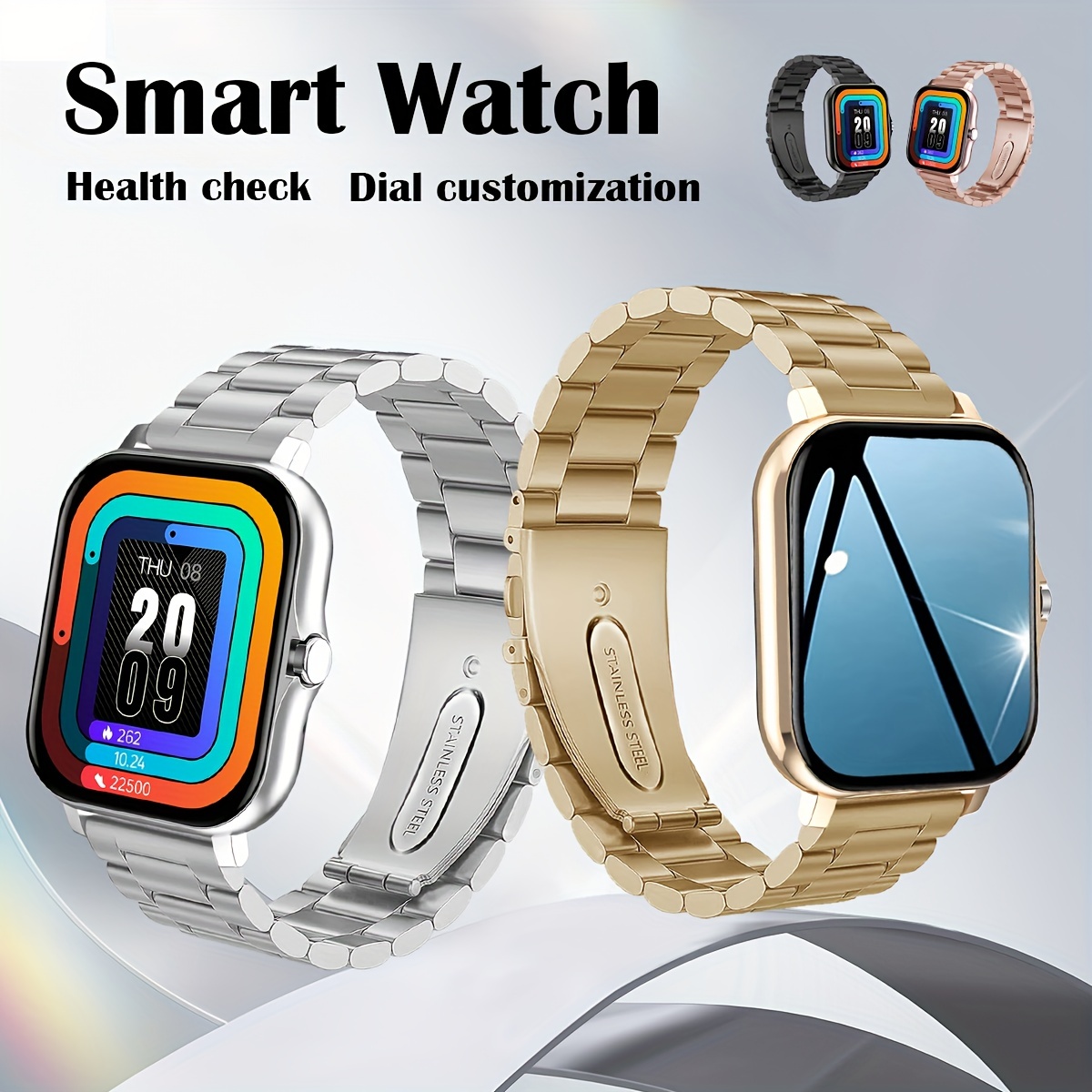 Smart Watch - Blood Oxygen, Heart Rate, Sleep Monitoring - Temu