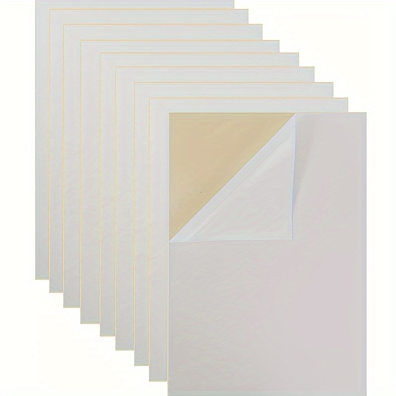 White Self-Adhesive Felt Sheet A4
