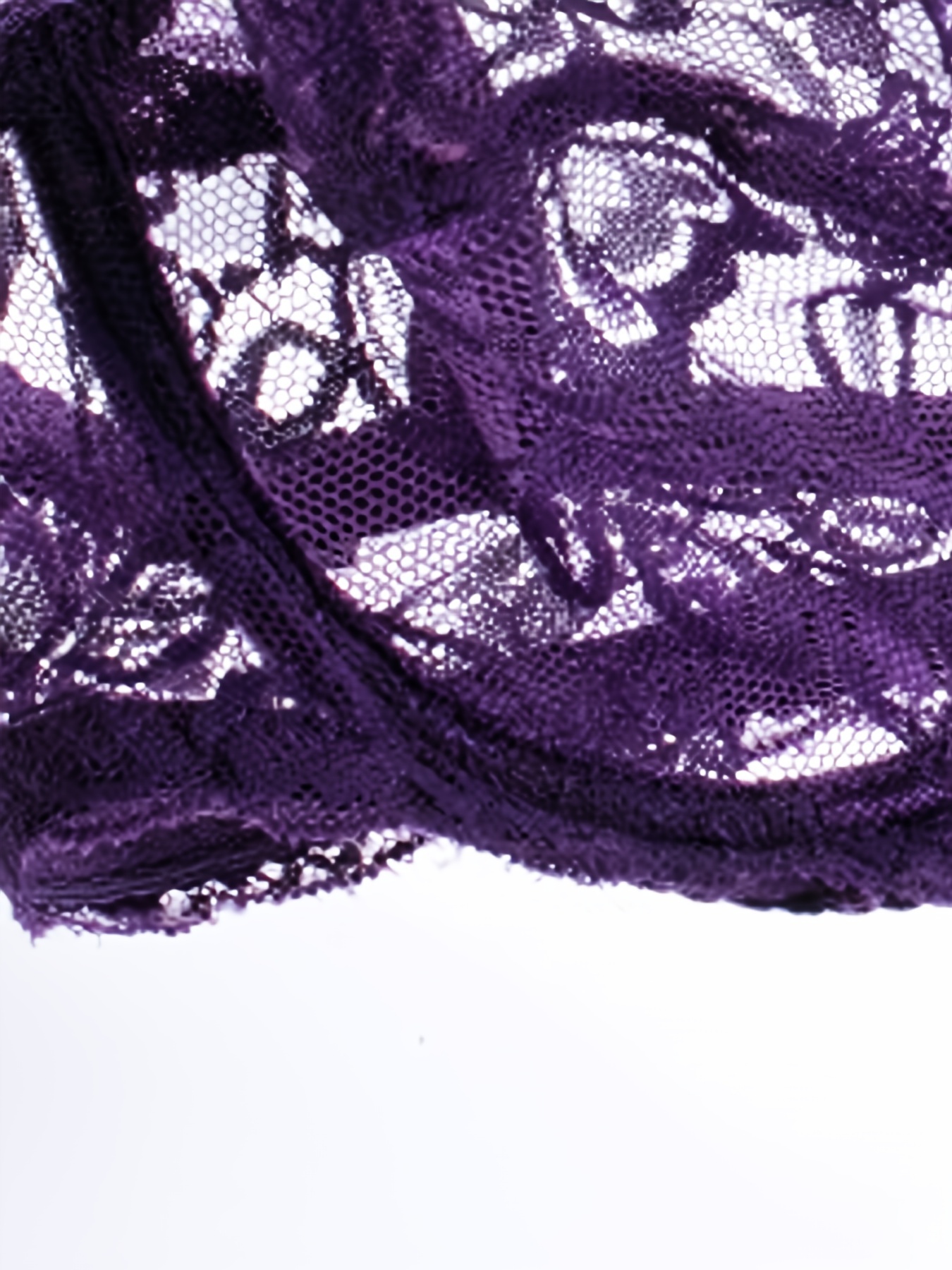 Women Sexy Bra Lace Lingerie Bralette Push Up Bra Underwear Wedding Purple  36B