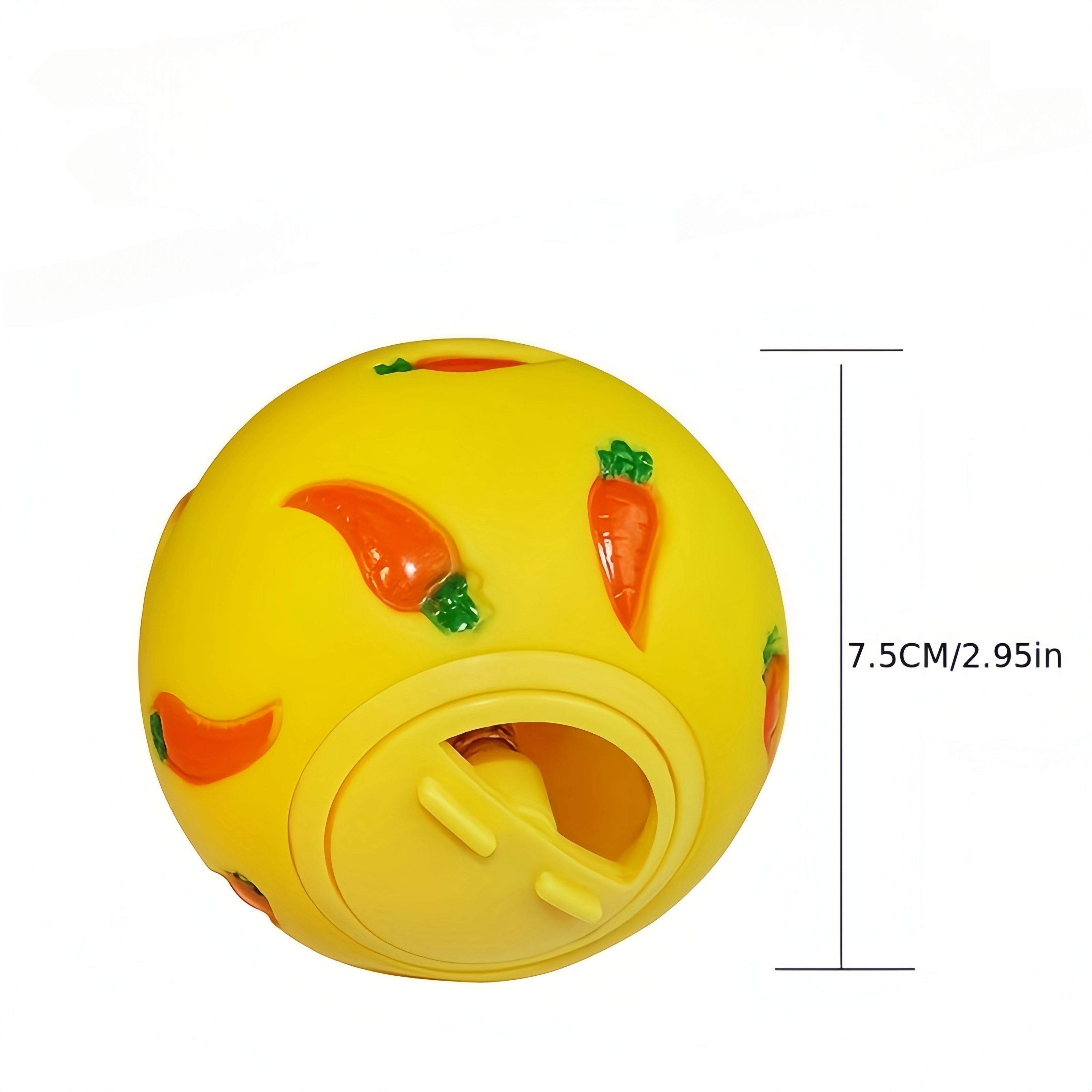 Small Pet Interesting Puzzle Toy, Carrot Graphic Food Leaking Ball, Rabbit  Feed Dispenser Toy, Slow Feed, Suitable For Small Pets, Such As Rabbits And  Chinchilla - Temu