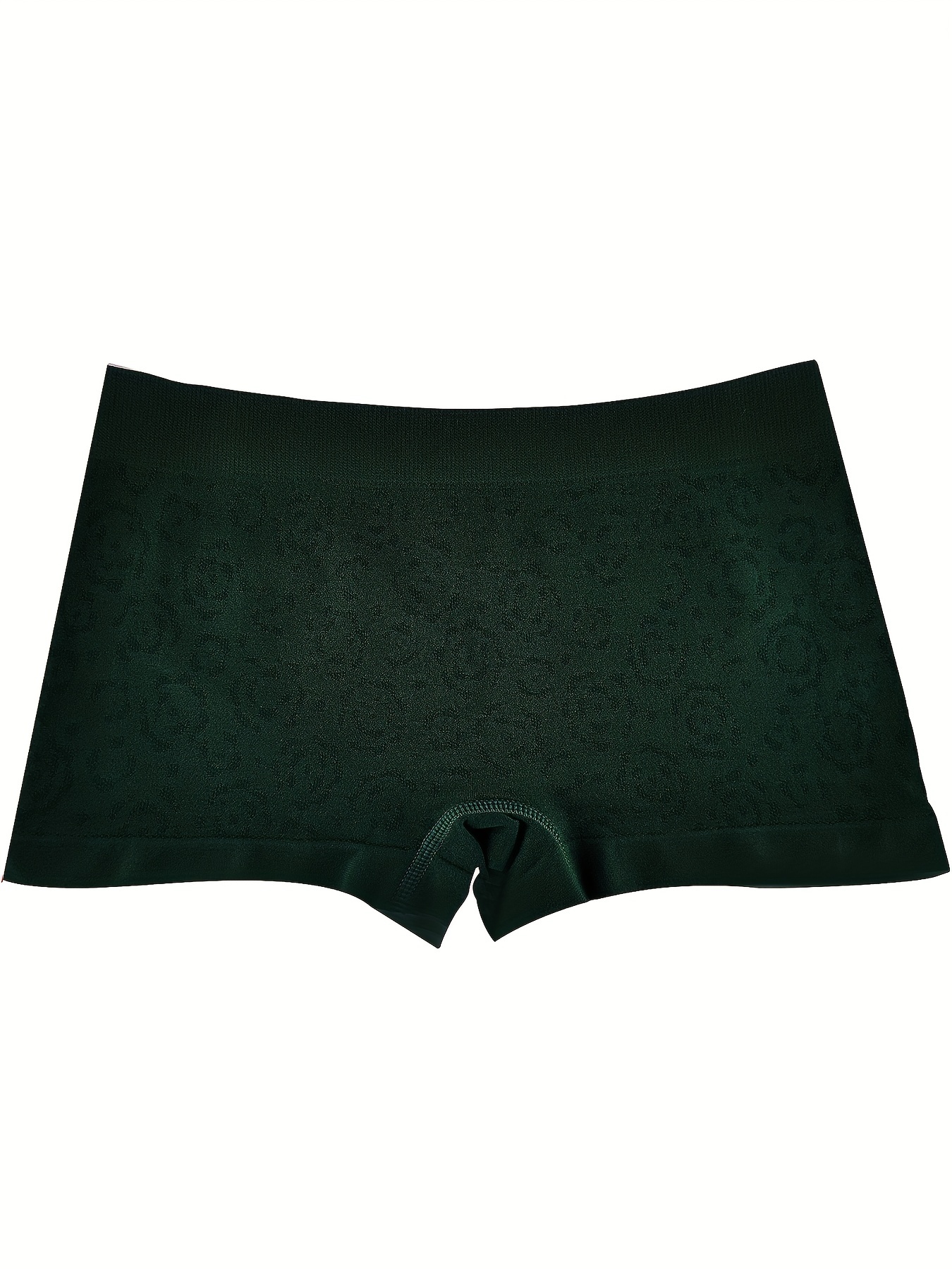HUPOM Seamless Boyshort Underwear For Women Underwear For Women High Waist  Casual Tie Seamless Waistband Black 3XL 