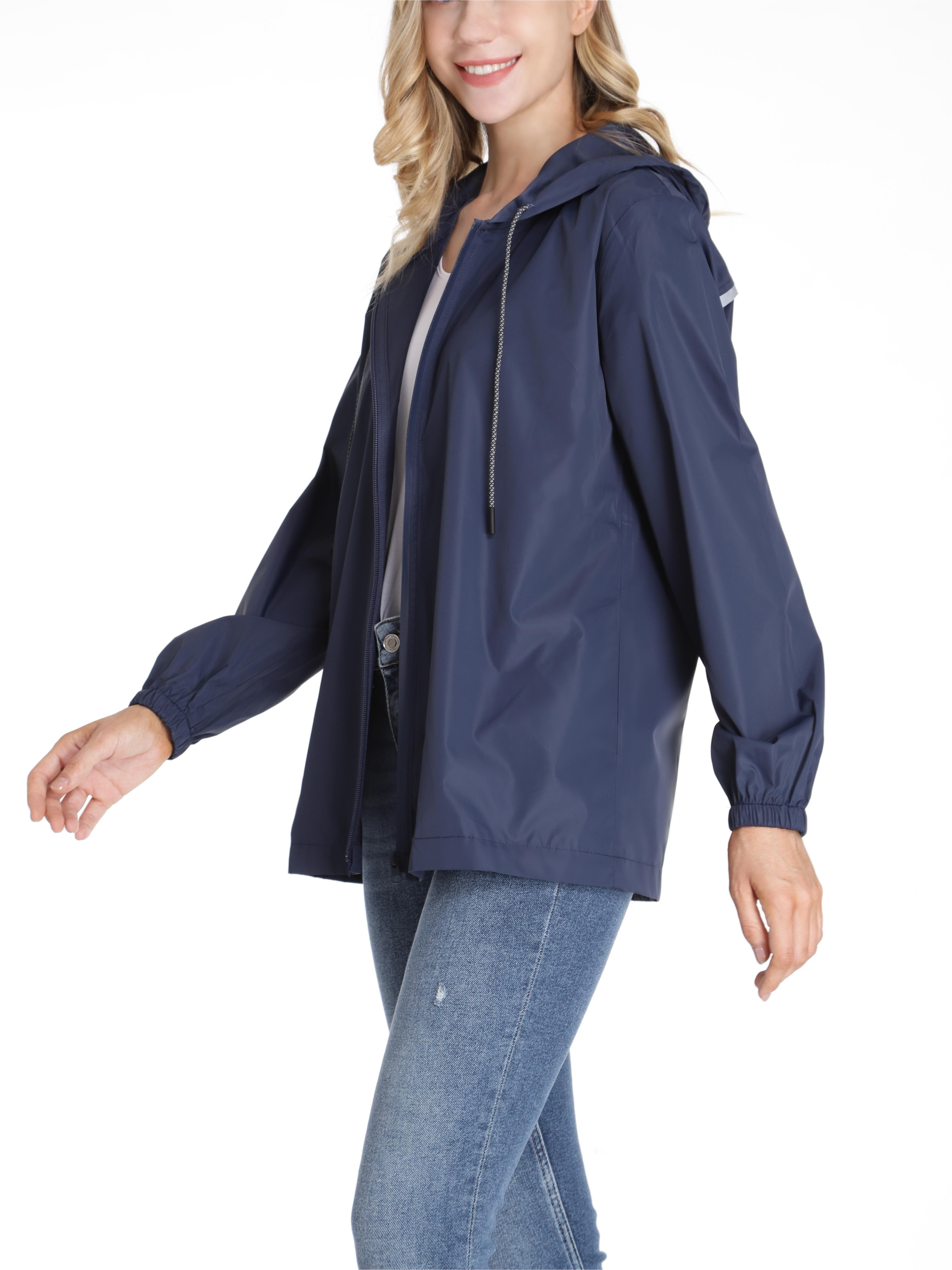 Gabardina Lluvia Mujer Chaquetas Impermeables Chubasquero - Temu