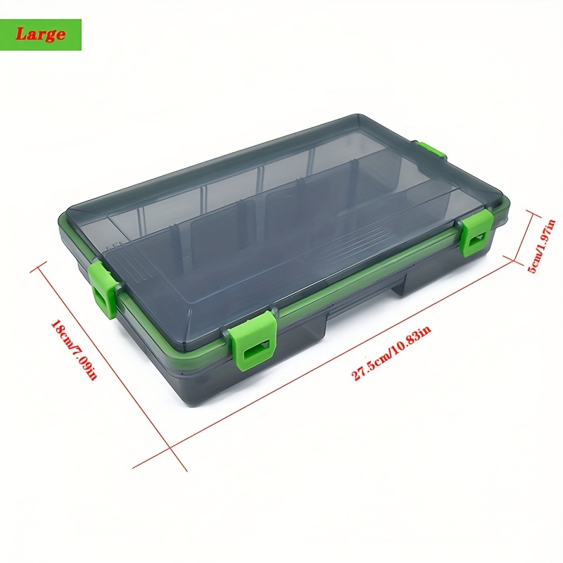  Yosoo Portable Fishing Tool Fishing Tacke Fish Lure Spoon Hook  Bait Tackle Waterproof Storage Box Case Holder Container With 9  Compartments For Fishing Accessories Tool Black : Sports & Outdoors
