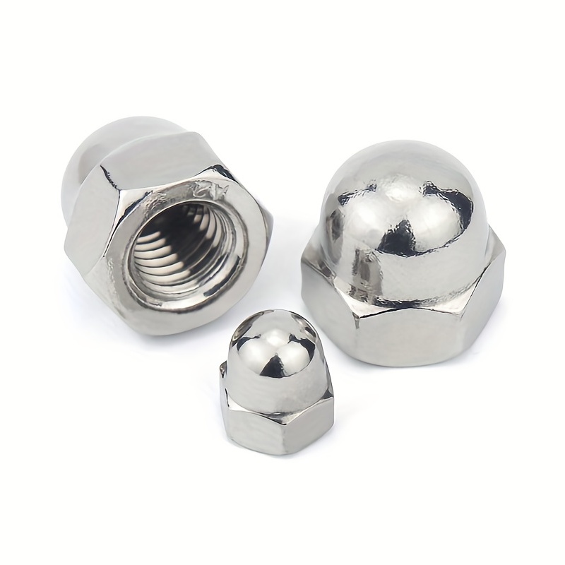 5-30pcs DIN 1587 M3 M4 M5 M6 M8 Stainless Steel A2 A4 Domed Long Connecting  Cap Nuts