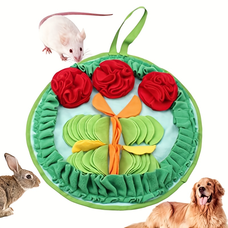 Interactive Foraging Fun: Rabbit Sniffing Pad Puzzle Toy Feeding Mat - Temu