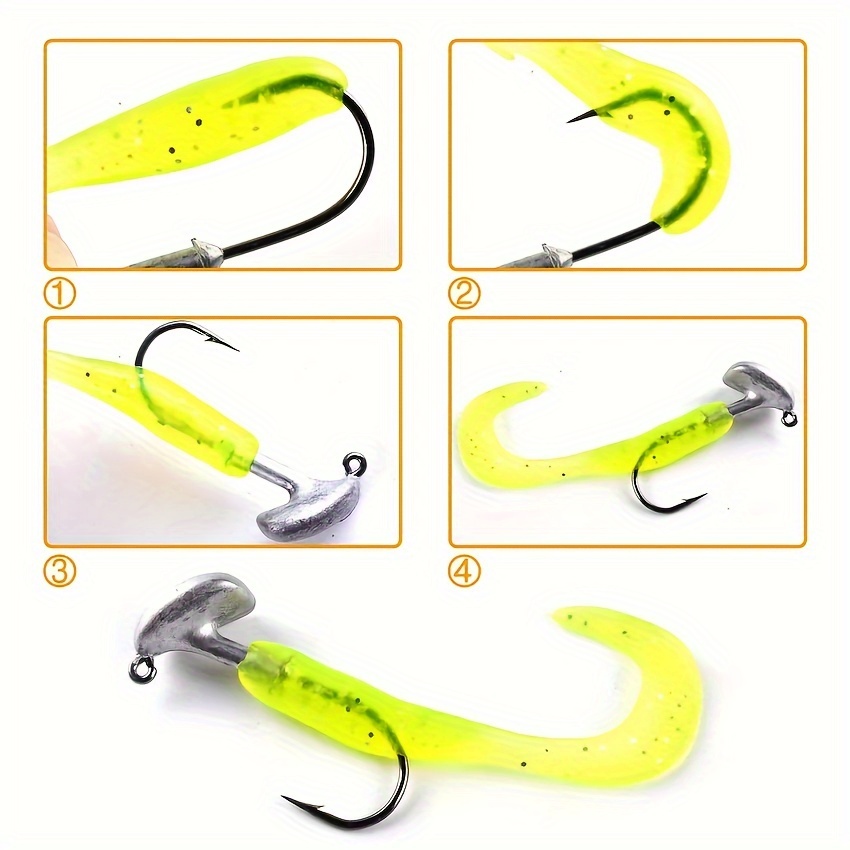 Tumbler Jig Head Fishing Hooks Sharp Hooks Soft Bait Fishing - Temu