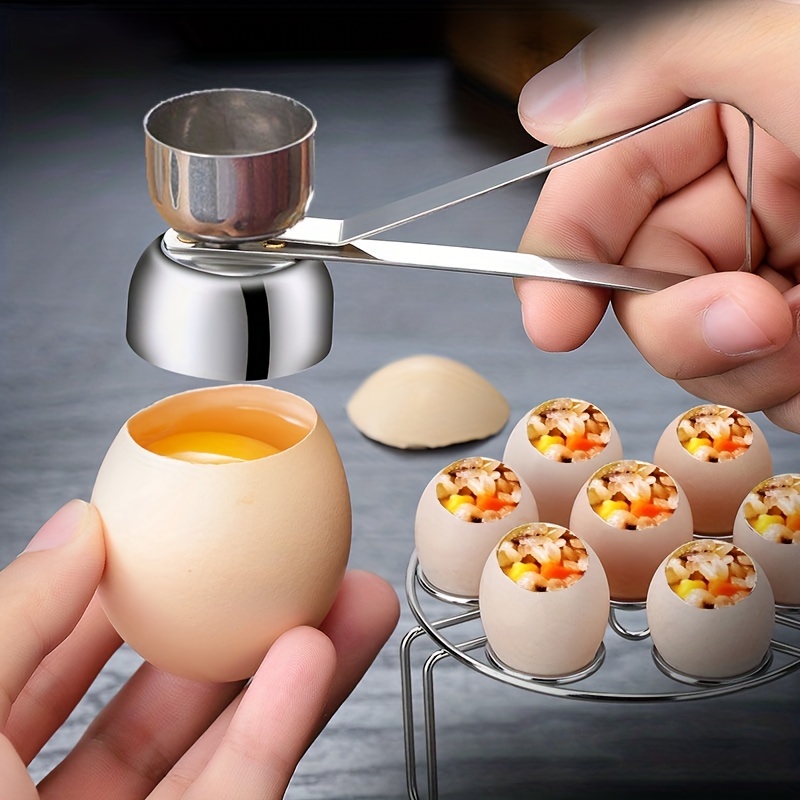 Egg Cup Soft Boiled Eggs, Egg Opener Separator, Boiled Egg Opener