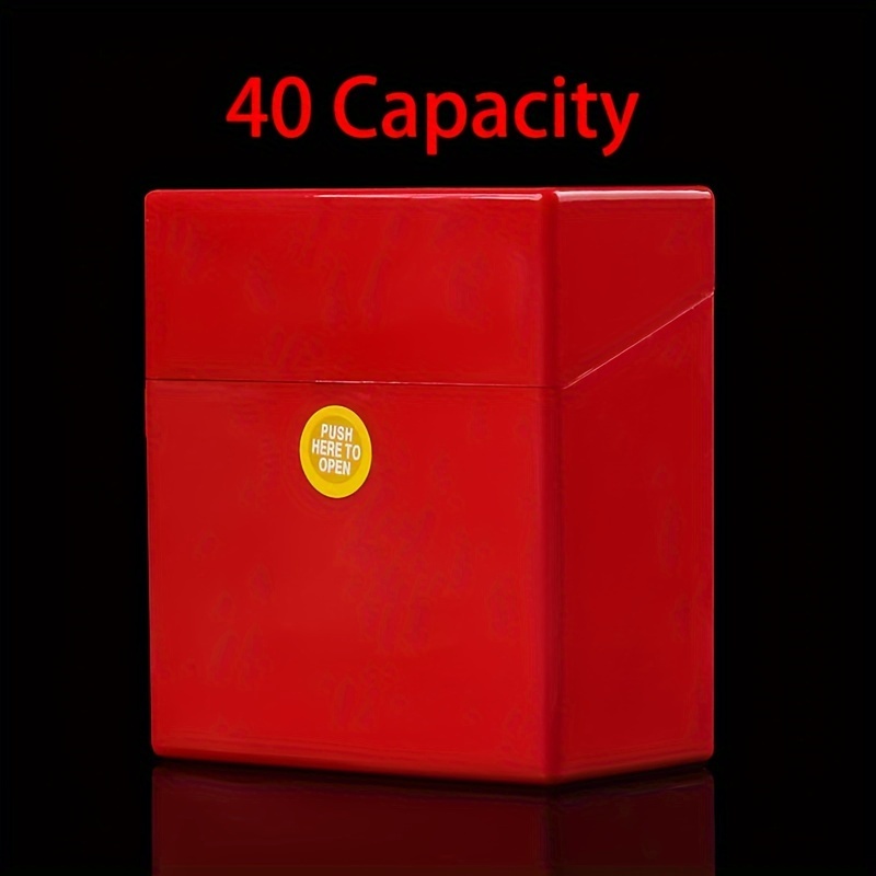 storing cigarettes a large capacity plastic cigarette box hold packs 20 30 40