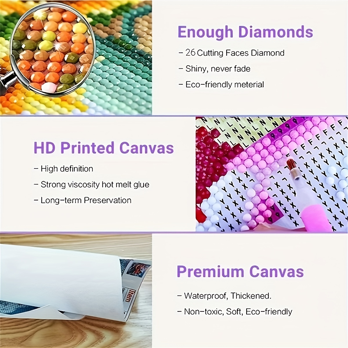 Sunflower Cow Diamond Painting Tools For Adults 5D DIY Diamond Art Tools  For Beginners With Round Full Diamond Gems Home Wall Painting Art Decoratio