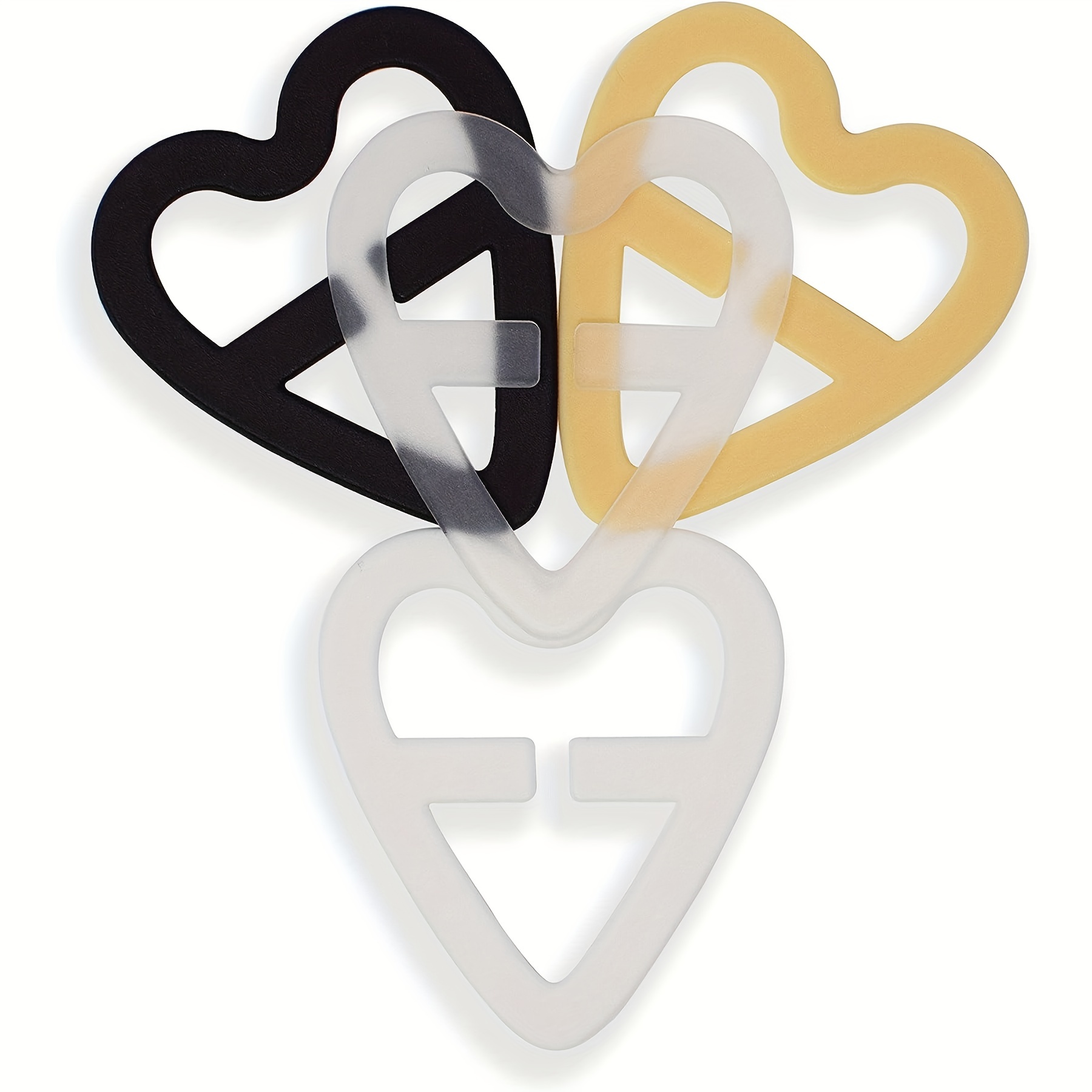 Buy Shyle Bra Strap Heart in Shaped Clips-Pack of 2 At Best Price In India