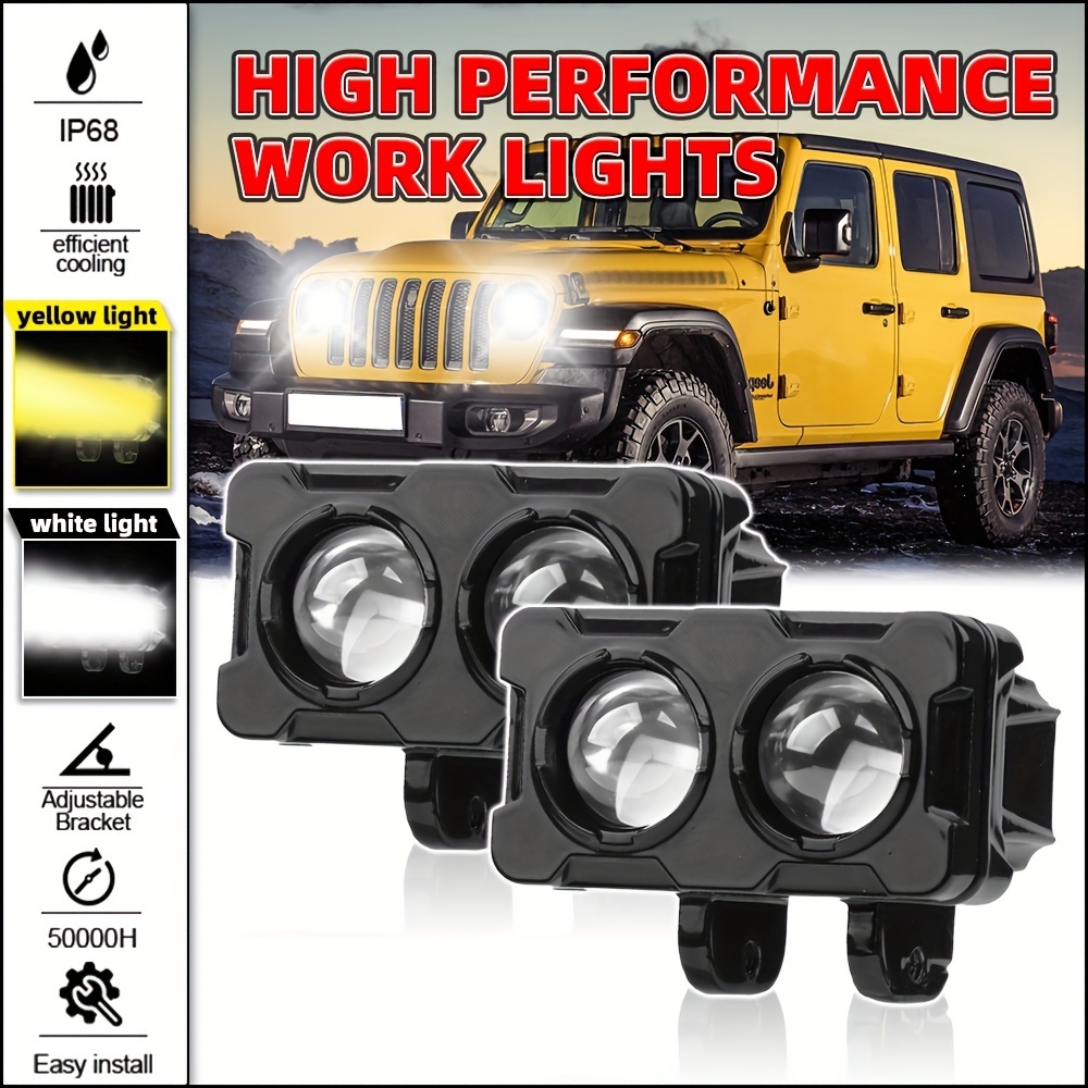 4 inch 60W Work Light Spot Light Truck Driving barra led 4x4 off