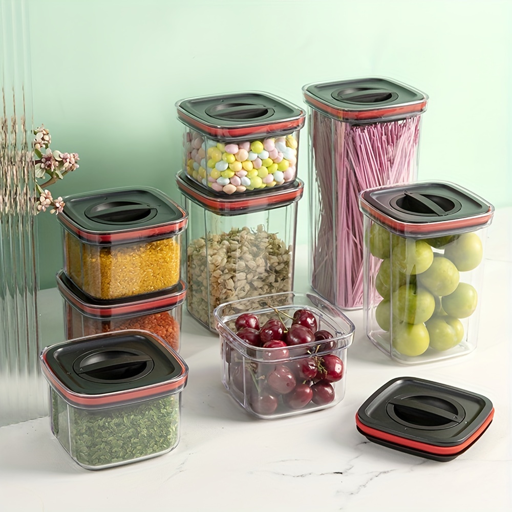 Square Sealed Storage Container With Lid For Grains And Cereals
