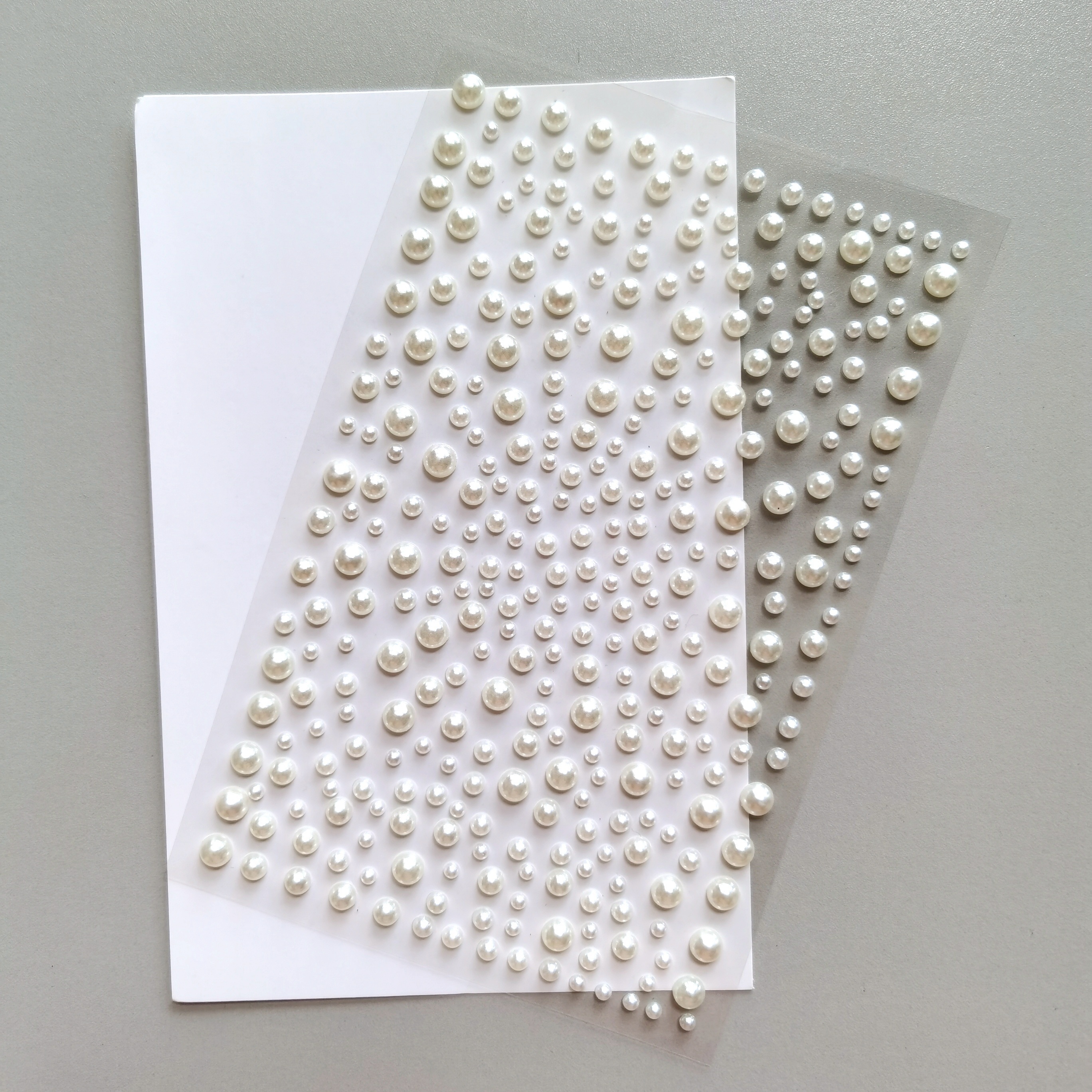 165pcs Mix 3/4/5/6mm Hair Pearls Stick On Self Adhesive Pearls