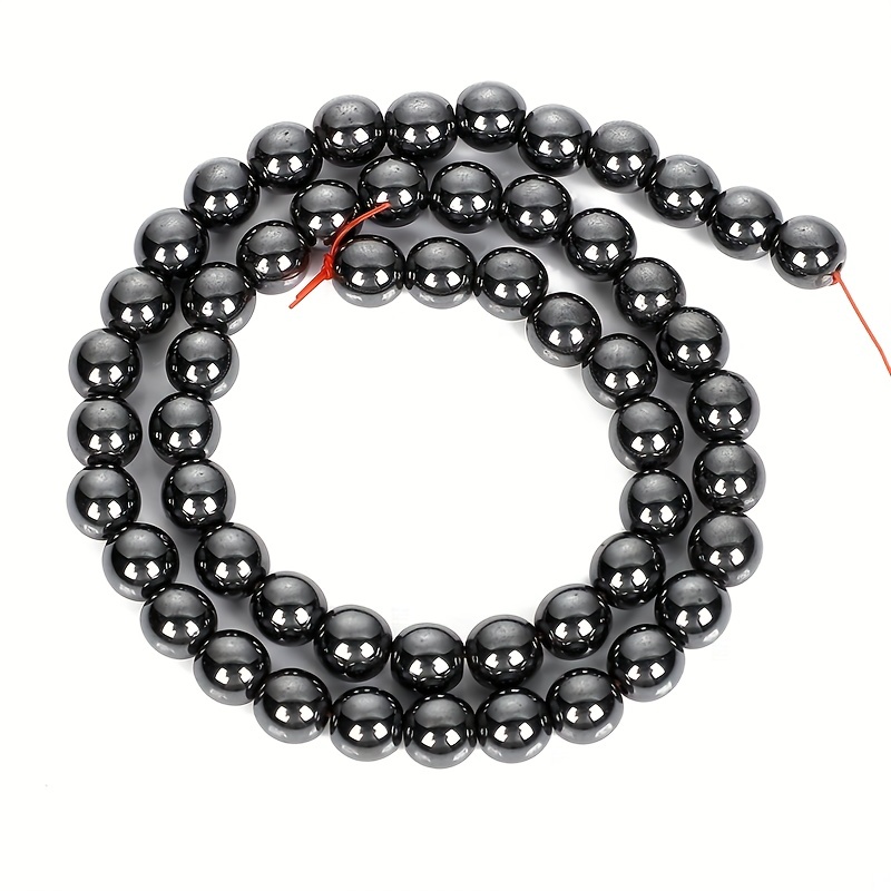 10mm, 23) Hematite Round Beads) - BEADNOVA Natural Hematite Beads Natural  Crystal Beads Stone Gemstone Round Loose Energy Healing Beads with Free  Crystal Stretch Cord for Jewellery Making (10mm, 38-40pcs) : 