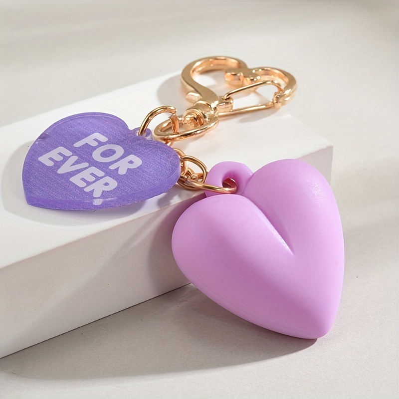 Keychain Accessories for Women Cute Keychain Women Acrylic Love