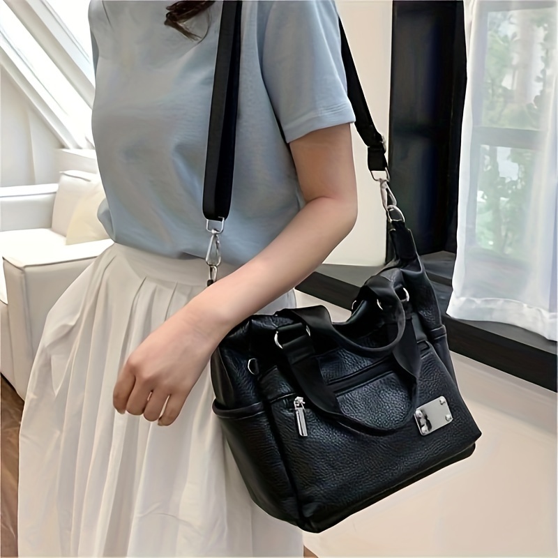 Elegant Square Box Crossbody Bag, Twisted Strap Satchel Bag For Women.,  Classic Handbag - Temu