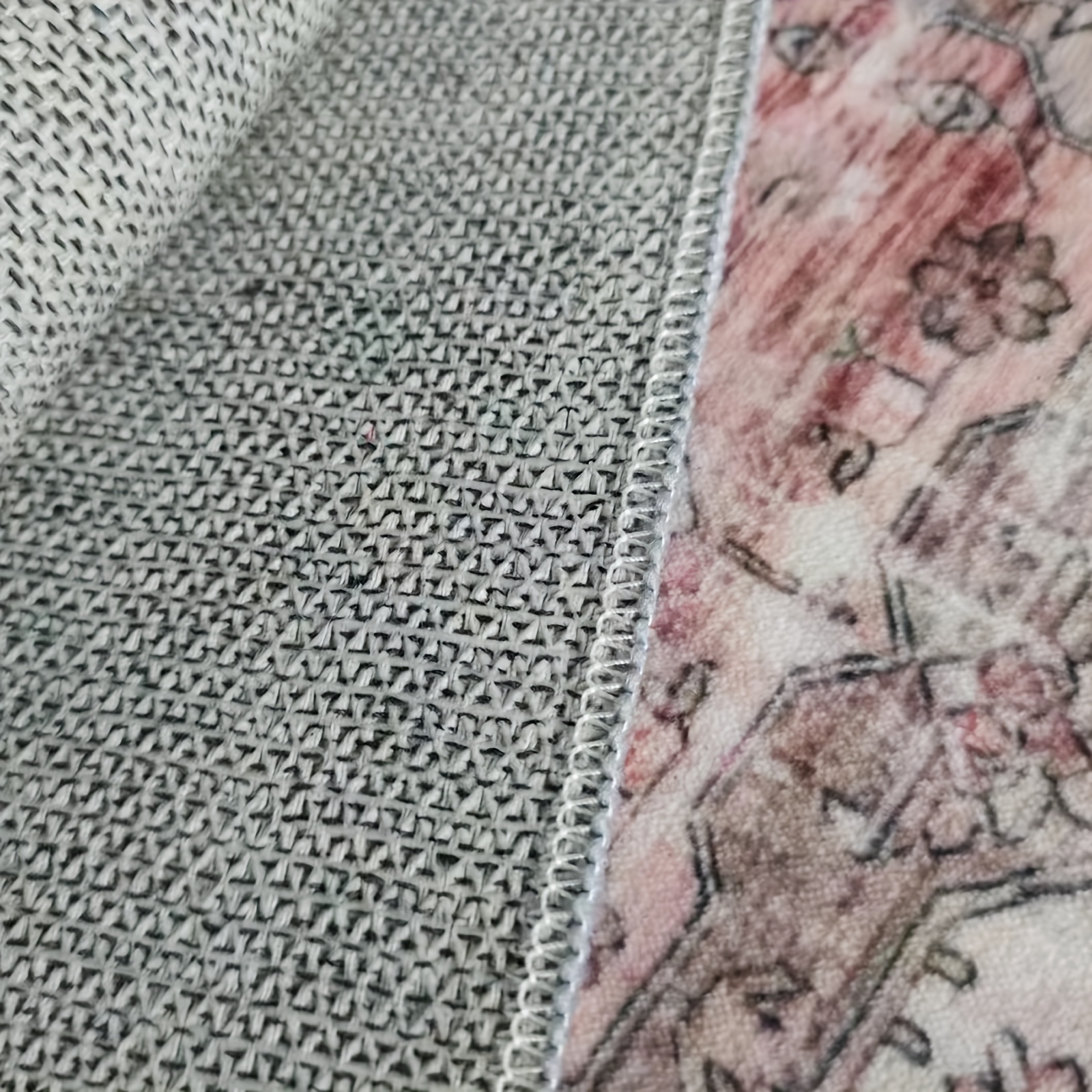 Faux Cashmere Thickened Carpet TPR Bottom 1.8kg/m2