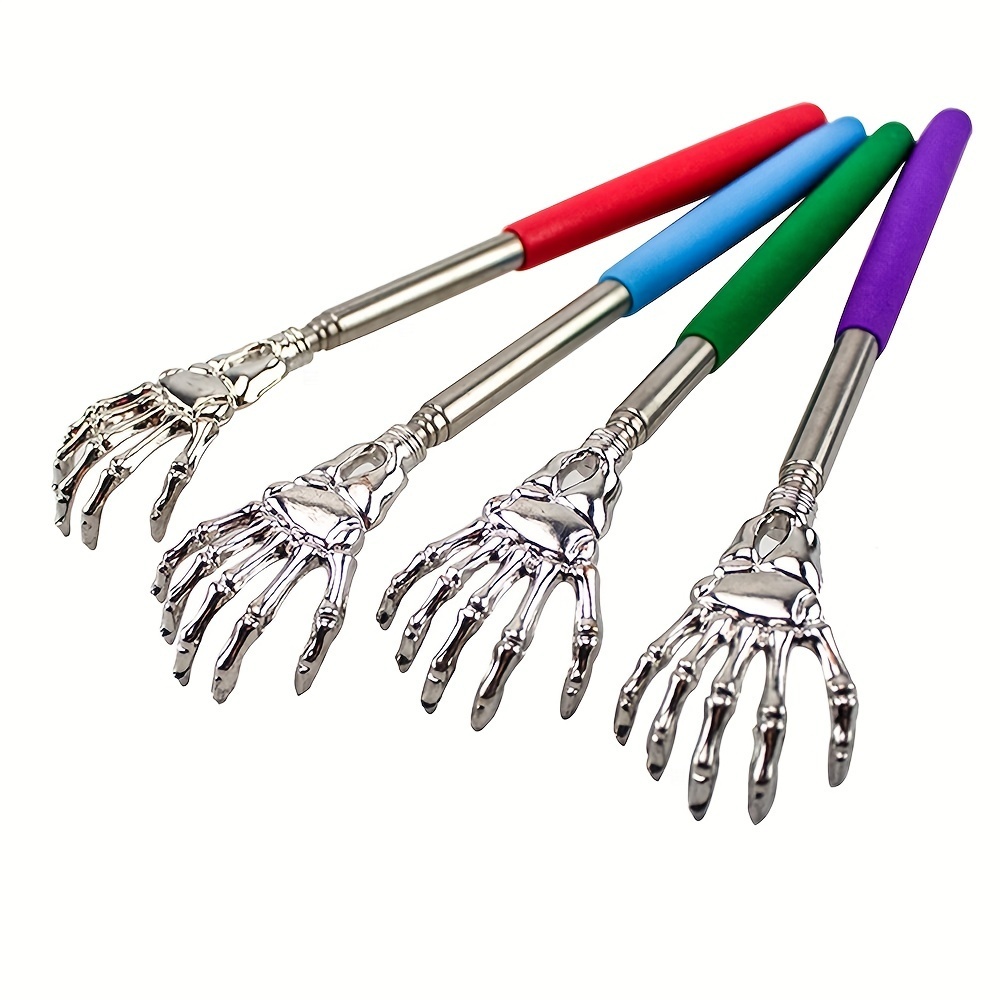 Ease Itching and Massage with Telescopic Claw Shape Back Scratcher - Perfect Gift for Elderly!