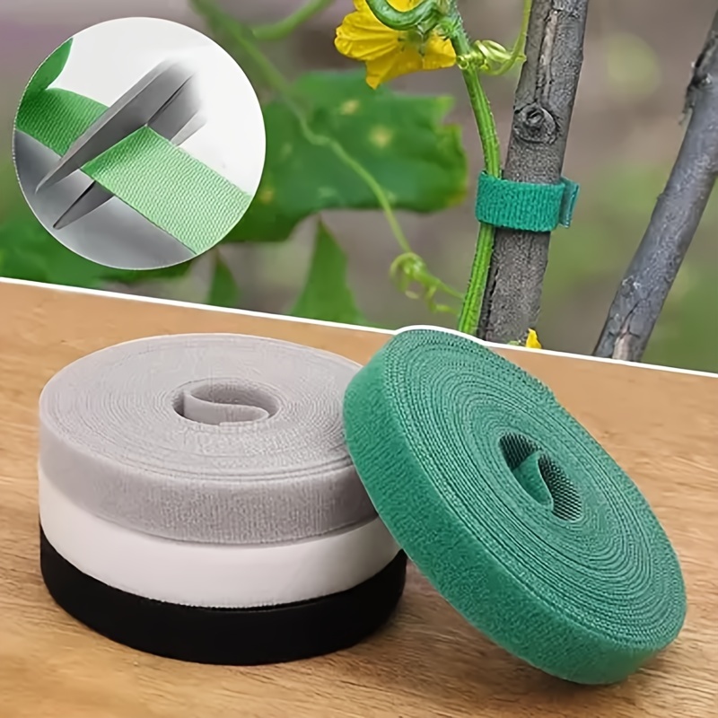 Plant Ties Nylon Plant Bandage Tie Home Garden Plant Shape Tape Hook Loop  Wrap Support Accessories