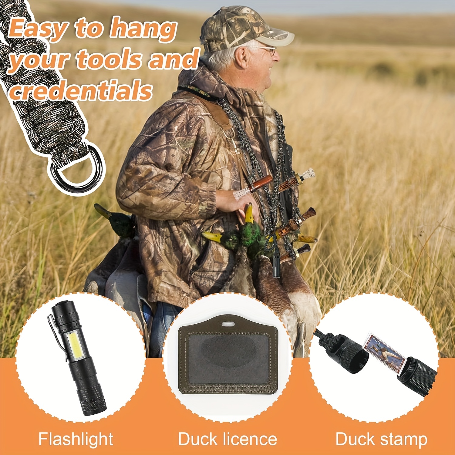 Duck Call Lanyard Duck Hunting Accessories Whistle 10 - Temu