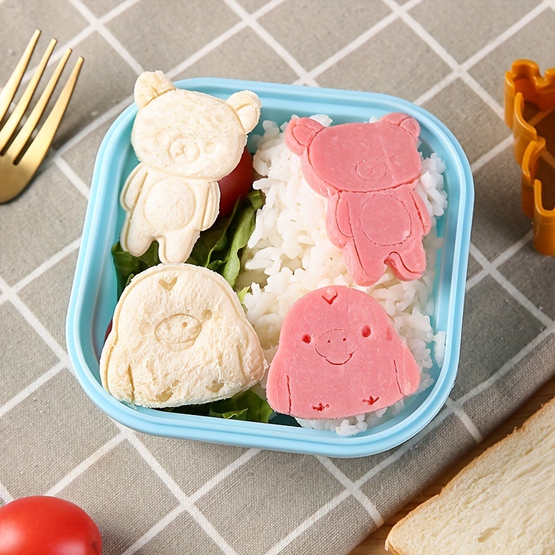 Little Bear Shape Sandwich Mold, Bread Mold, Sandwich Maker, Sushi Rice  Ball Mold, Diy Mold, Kitchen Accessories, Back To School, School Supplies,  Lunch Box Essentials - Temu