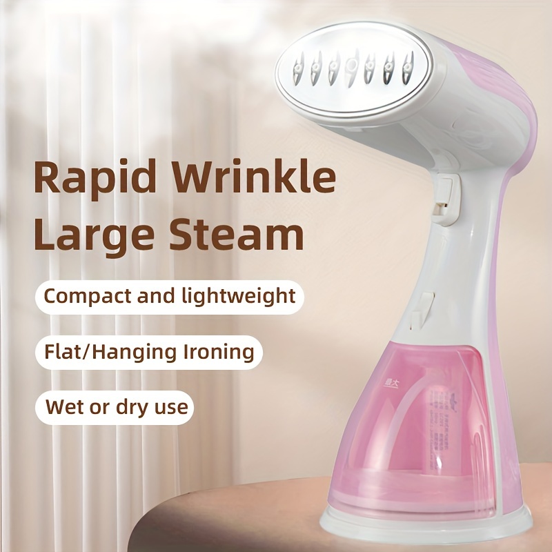 

1pc Vertical Steam Iron, Portable Travel Garment Steamer, 300ml Large Capacity Handheld Fabric Steamer Fast Heating, Suitable For Home And Travel, School Supplies, Back To School