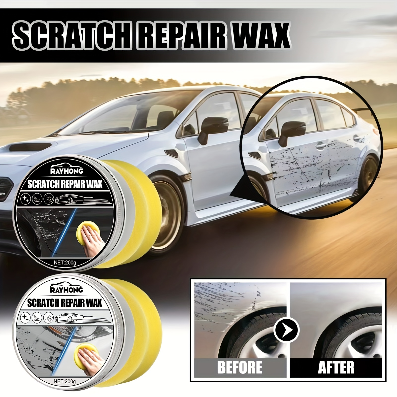 Turtle Wax Scratch Repair & Renew - 200ml - CROP