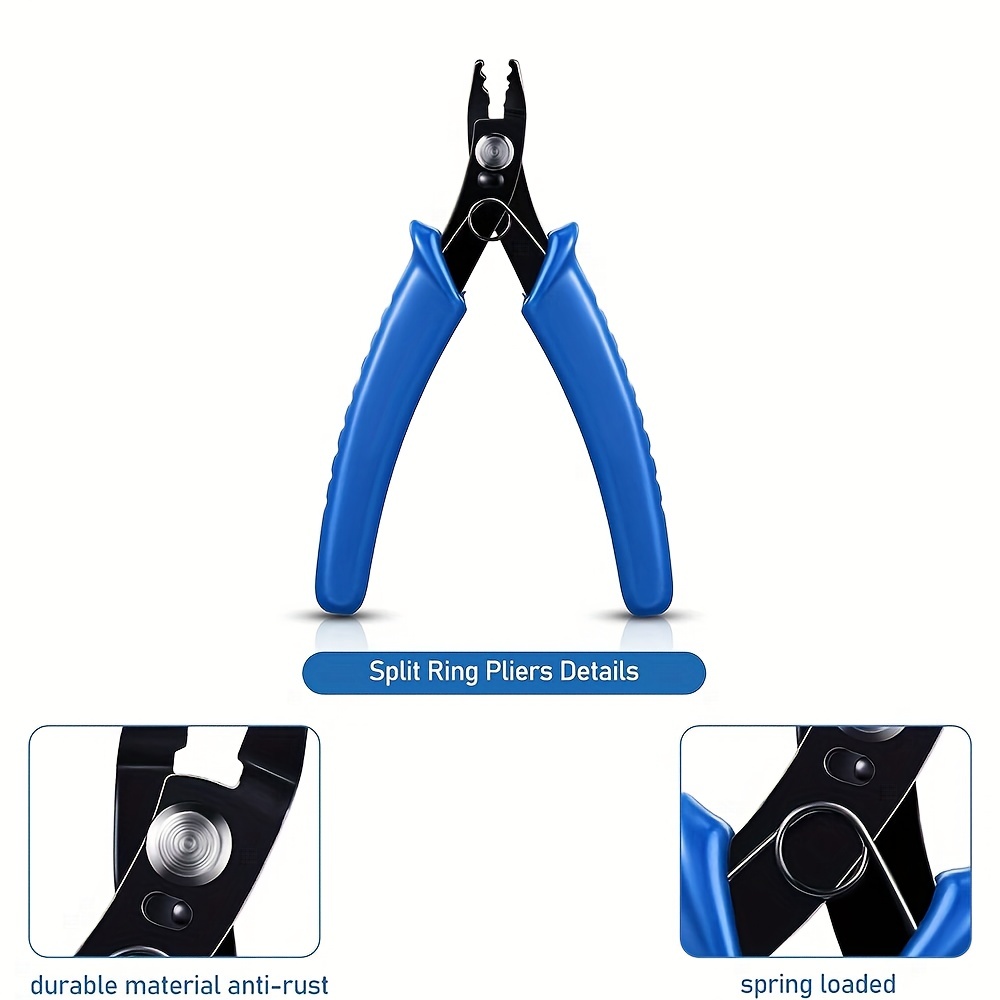 SPEEDWOX Bead Crimping Pliers Crimper Tool for Jewelry Making 5 Inches  Standard Precision Mini Fine Pliers with Spring Straight Head Multi Use DIY  Jewelry Craft Beading Hobby 