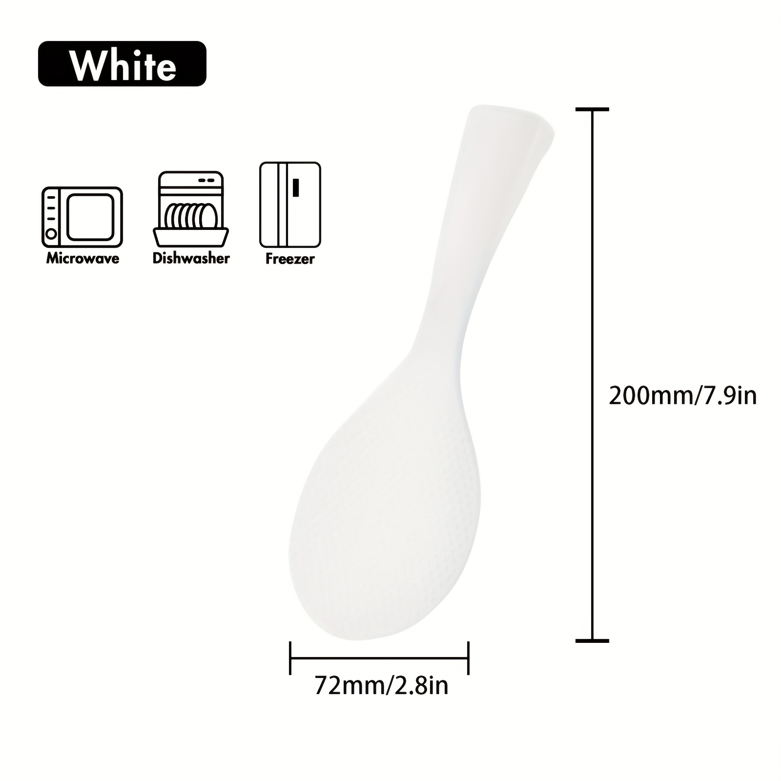 Rice Spoon Silicone Standing Rice Spoon Non stick Rice Spoon - Temu