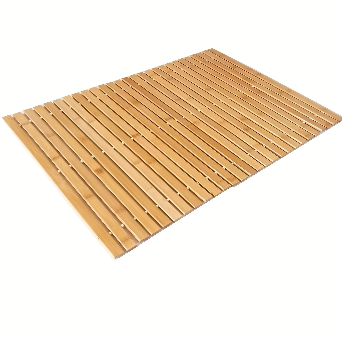 Alfombra de baño de bambú natural Taman – Decoclico