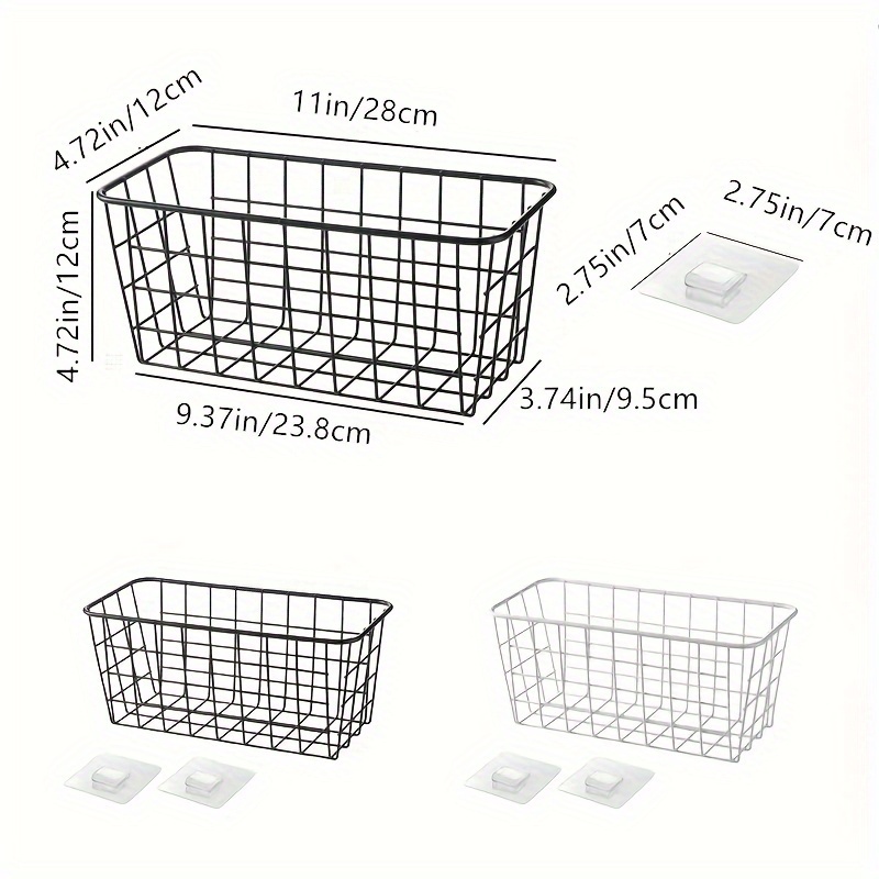 Wire Storage Baskets, Household Pantry Baskets, Wire Baskets For Organizing  Countertop, Closet And Bedroom, Make Life Tidier Metal Basket, Household  Bathroom Kitchen Supplies - Temu