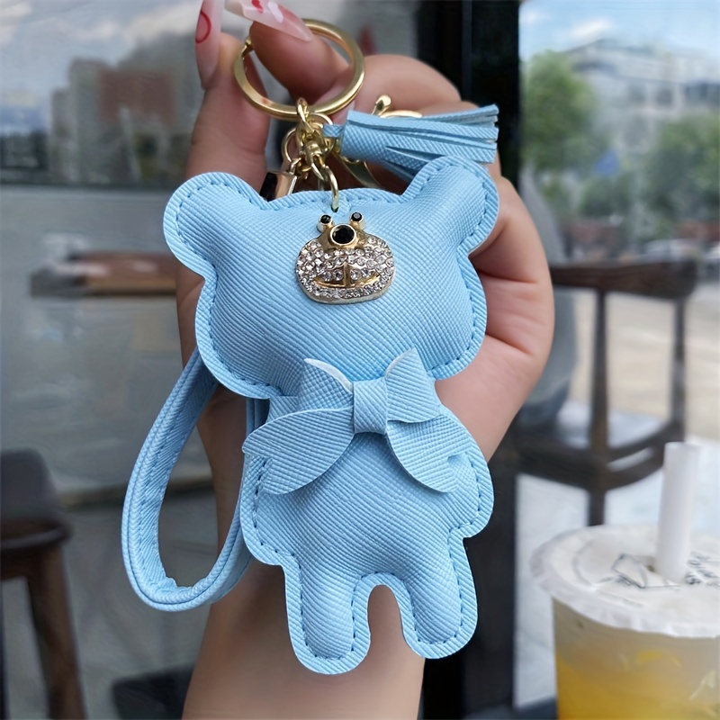 Leather Bear Plush Keychain - Creative Birthday Gift, Home Decor & Party  Decorations Supplies - Temu