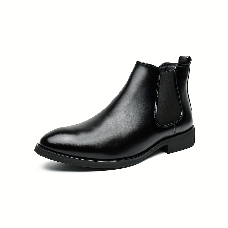 Botas Chelsea Cómodas Hombre, Zapatos Casuales Caminar, Botas Sin Cordones  - Calzado Hombre - Temu