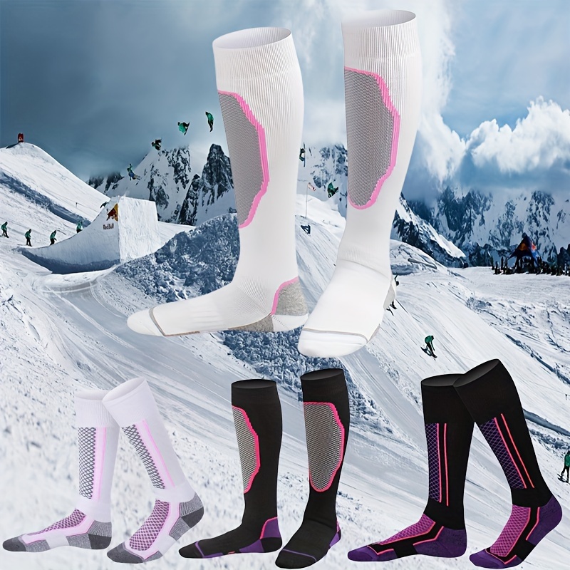 Calcetines de esquí para mujer SK2 (Blanco)