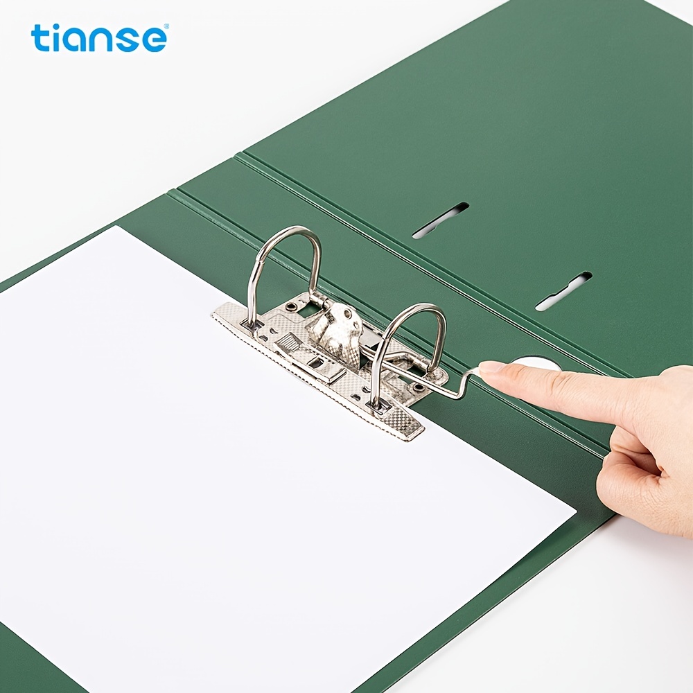 Large Capacity 2 Ring Binder A4 Paper Document Organizer Lever Arch File  Folder For Documents Storage