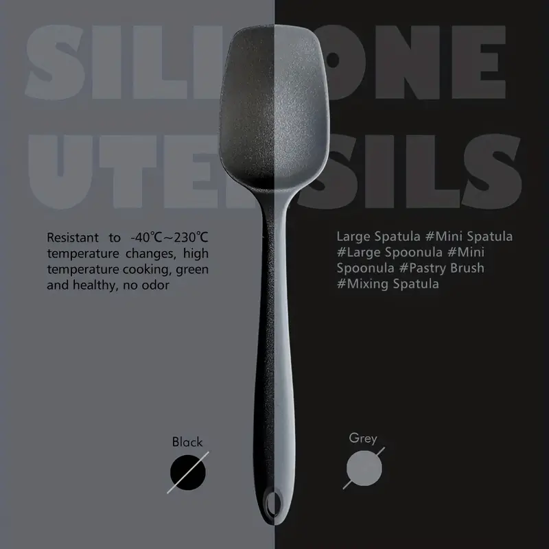 0€01 sur Ustensiles de cuisine en silicone 10 ensembles Spoonula