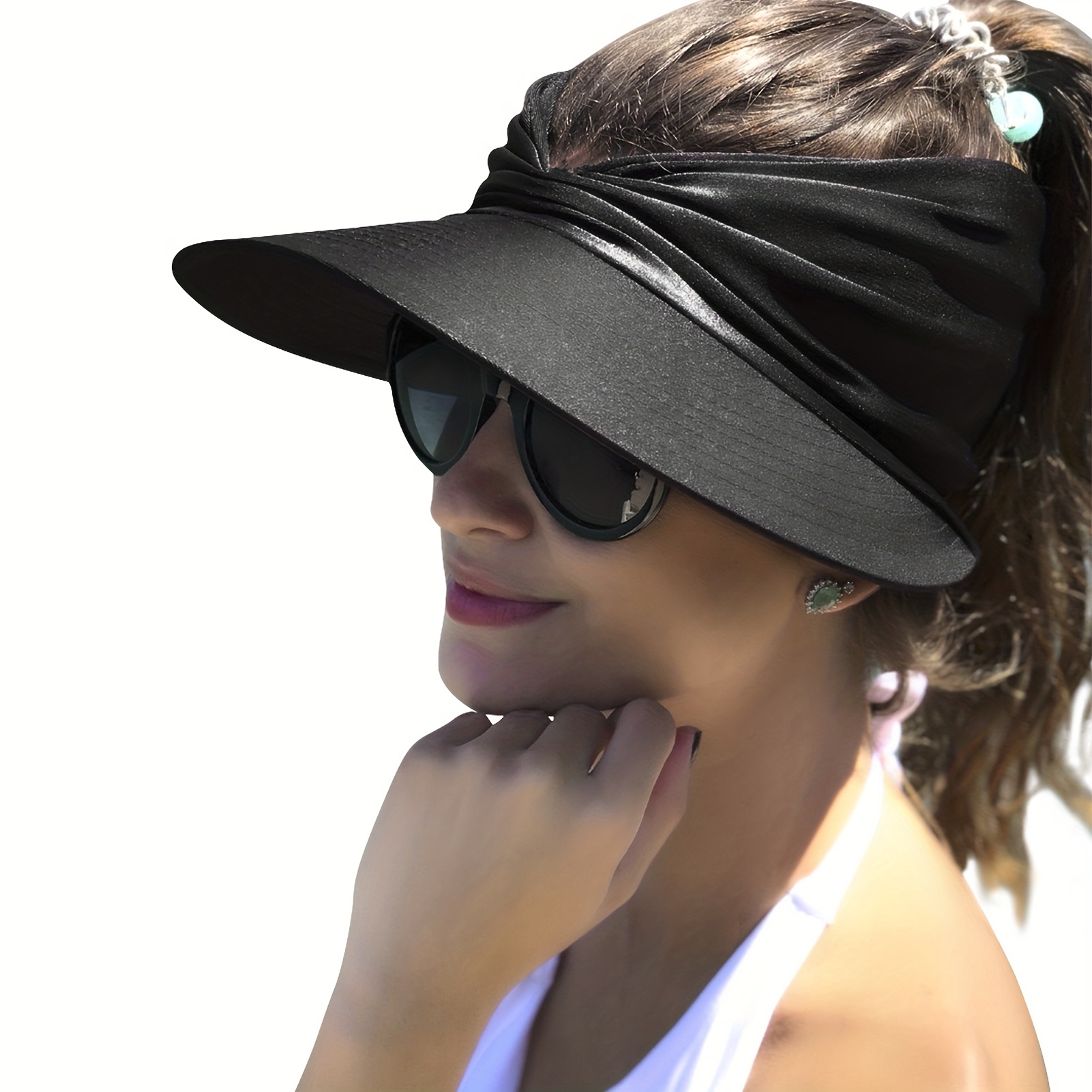Sombrero Visera Mujer Gorra Superior Vacía Transpirable - Temu