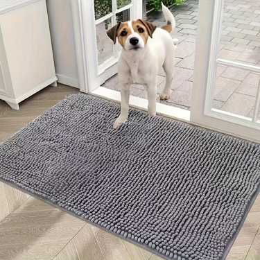 Dog Door Mat For Muddy Paws, Absorbs Moisture And Dirt, Absorbent Non-Slip Washable Mat, Quick Dry Microfiber, Mud Mat For Dogs, Entry Indoor Door Mat For Inside Floor