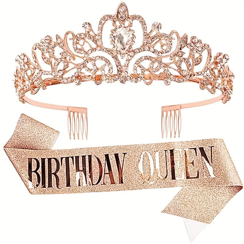 Set Abito Golden Birthday Ball Queen Crown Lady Buon - Temu Switzerland