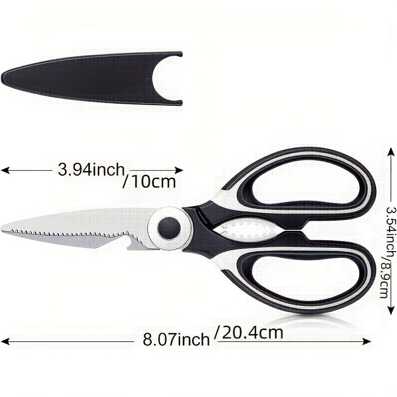 Kitchen Scissors 2 Pack Kitchen Shears All Purpose Heavy Duty Dishwasher  Safe Multipurpose Utility Sharp Scissors for Food, Meat, poultry, Vegetable